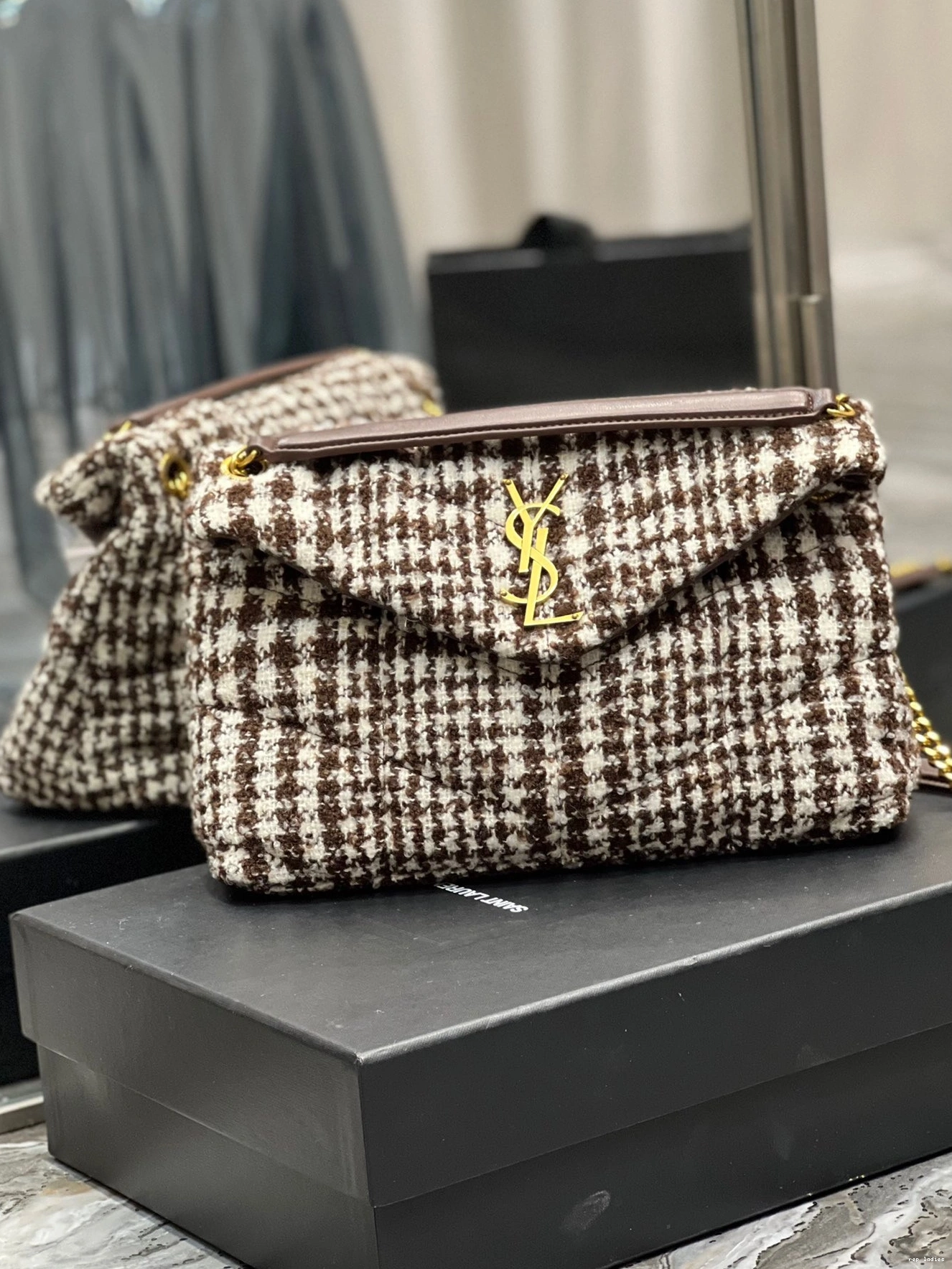 Rep ladies REP PUFFER SMALL CHAIN YSL BAG 0726